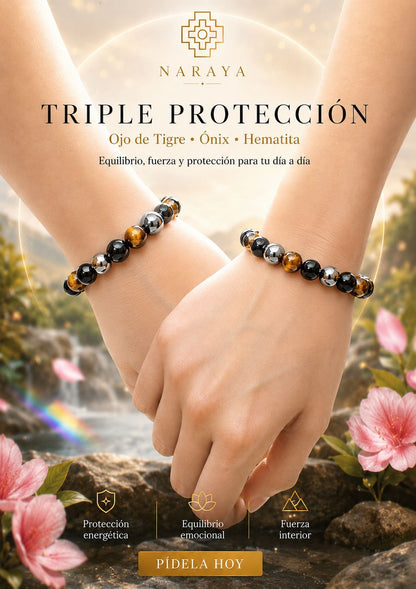 Pulsera Triple Protección